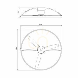 Mantra NEPAL 7531 Kronleuchter mit Deckenventilator small 2