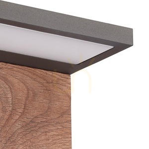 Außenwandleuchte Mantra RUKA 6770 dunkelgrau mit Holzdekor, LED 13 W, 3000 K, IP65 small 2
