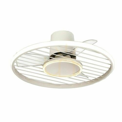 Prüfen Mantra SOHO 8720 weißer LED-Deckenventilator mit Licht 66 cm