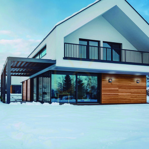 Mantra VERBIER 7065 Außenwandleuchte, dunkelgrau, 2 × E27, IP65 small 1
