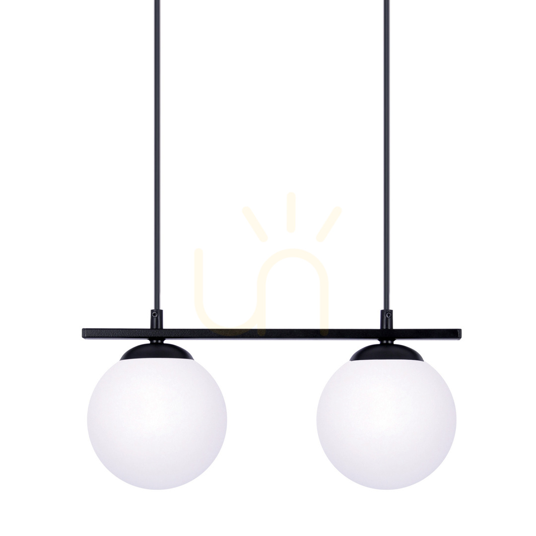 Aussicht Pendelleuchte Zuma Line GLOBE 1208 schwarz 2xE14 Pendelleuchte Zuma Line GLOBE 1208 schwarz 2xE14