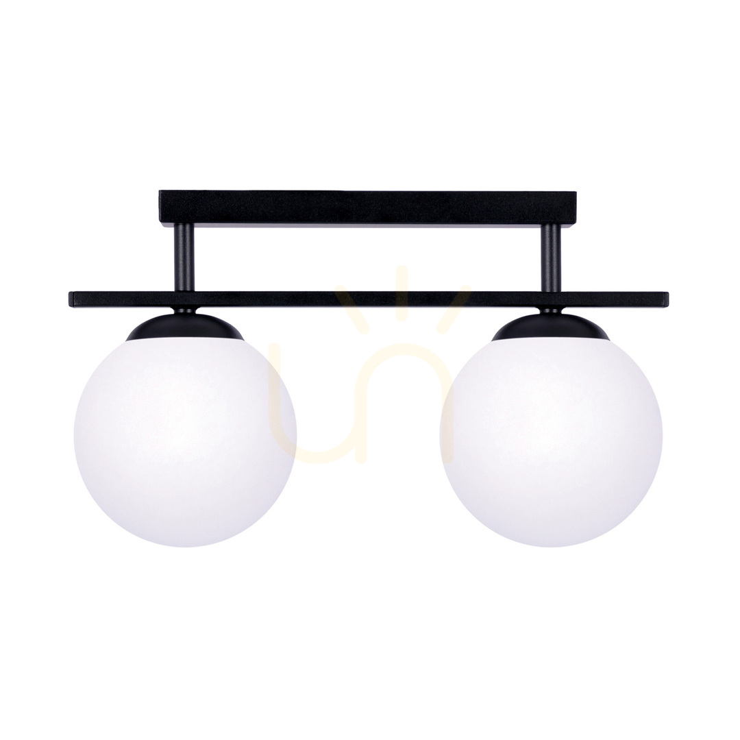 Prüfen Deckenleuchte Zuma Line GLOBE 1211 schwarz 2xE14 Deckenleuchte Zuma Line GLOBE 1211 schwarz 2xE14