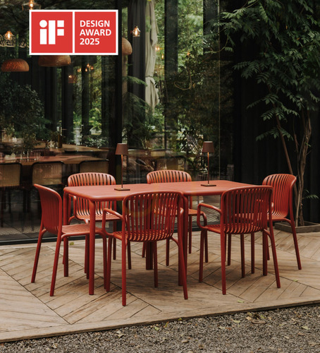 Prüfen 🪑 FERNE Gartenmöbel-Set - 4 Stühle + Terrassentisch 🌿☀️