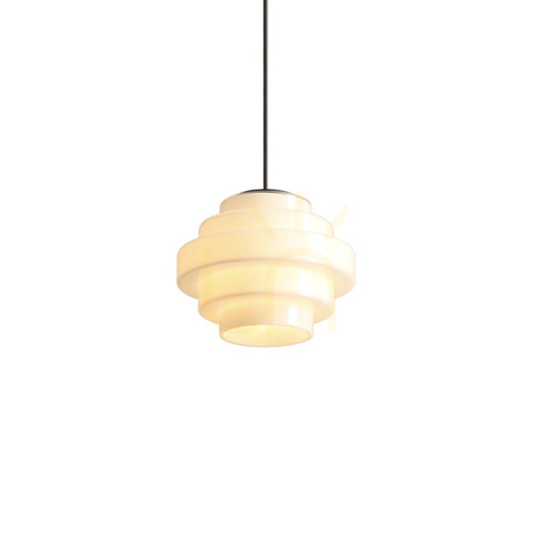 Prüfen Plafond Aldex Filo Milky L schwarz Glas G9 14 cm 9002PL_G1_L