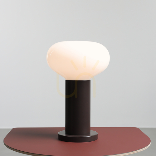 Prüfen Schreibtischlampe Aldex Flo Mokka S Opalglas 19 cm 7000B28_S