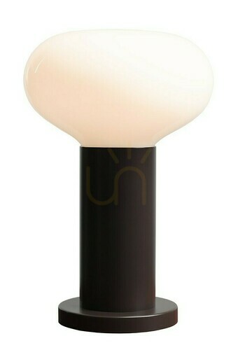 Prüfen Schreibtischlampe Aldex Flo Mokka S Opalglas 19 cm 7000B28_S