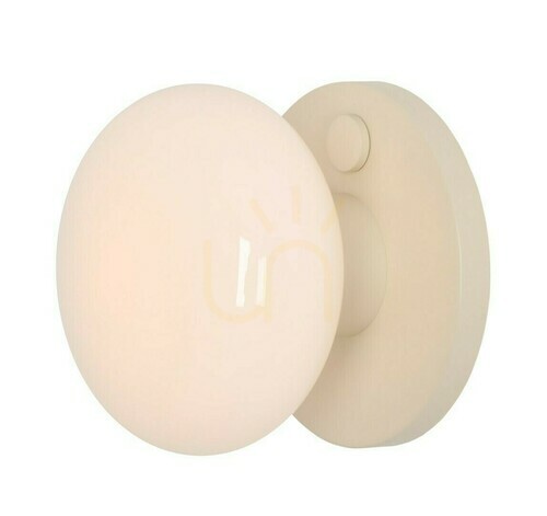 Prüfen Wandleuchte Aldex Flo Creme Opalglas 19 cm Metall Glas 7000C9_S
