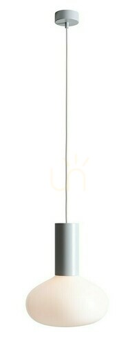 Prüfen Pendelleuchte Aldex Flo Grau Opalglas 26 cm Metall Glas 7000G22_M