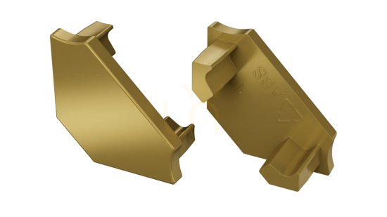 End cap for LED profile LUMINES C RAL1923