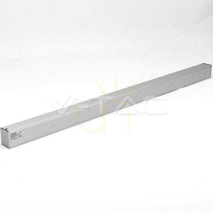 Vorschau V-TAC LED Linear SAMSUNG CHIP 40W Aufputz/abgehängt für Anschluss Silber 0-10V 120cm VT-7-43 4000K 3590lm V-TAC LED Linear SAMSUNG CHIP 40W Aufputz/abgehängt für Anschluss Silber 0-10V 120cm VT-7-43 4000K 3590lm