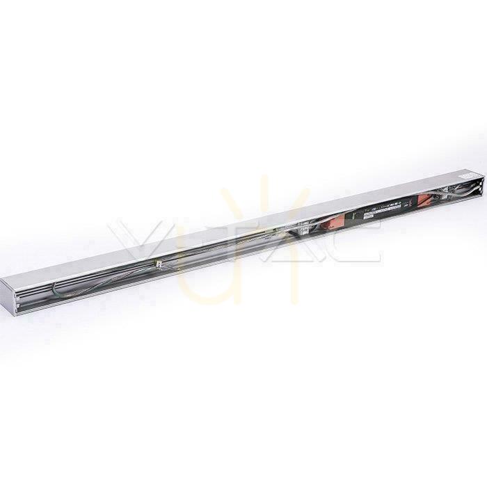 Vorschau V-TAC LED Linear SAMSUNG CHIP 40W Aufputz/abgehängt für Anschluss Silber 0-10V 120cm VT-7-43 4000K 3590lm V-TAC LED Linear SAMSUNG CHIP 40W Aufputz/abgehängt für Anschluss Silber 0-10V 120cm VT-7-43 4000K 3590lm