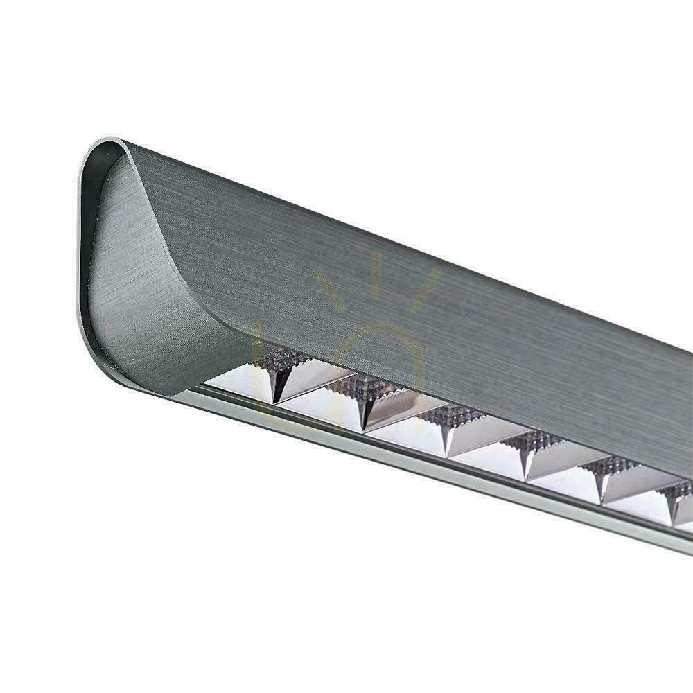Aussicht V-TAC LED Linear SAMSUNG CHIP LIFUD Driver Leuchte 36W 60st CCT Pendelleuchte 120cm MAT Grau VT-7-36 2880lm V-TAC LED Linear SAMSUNG CHIP LIFUD Driver Leuchte 36W 60st CCT Pendelleuchte 120cm MAT Grau VT-7-36 2880lm