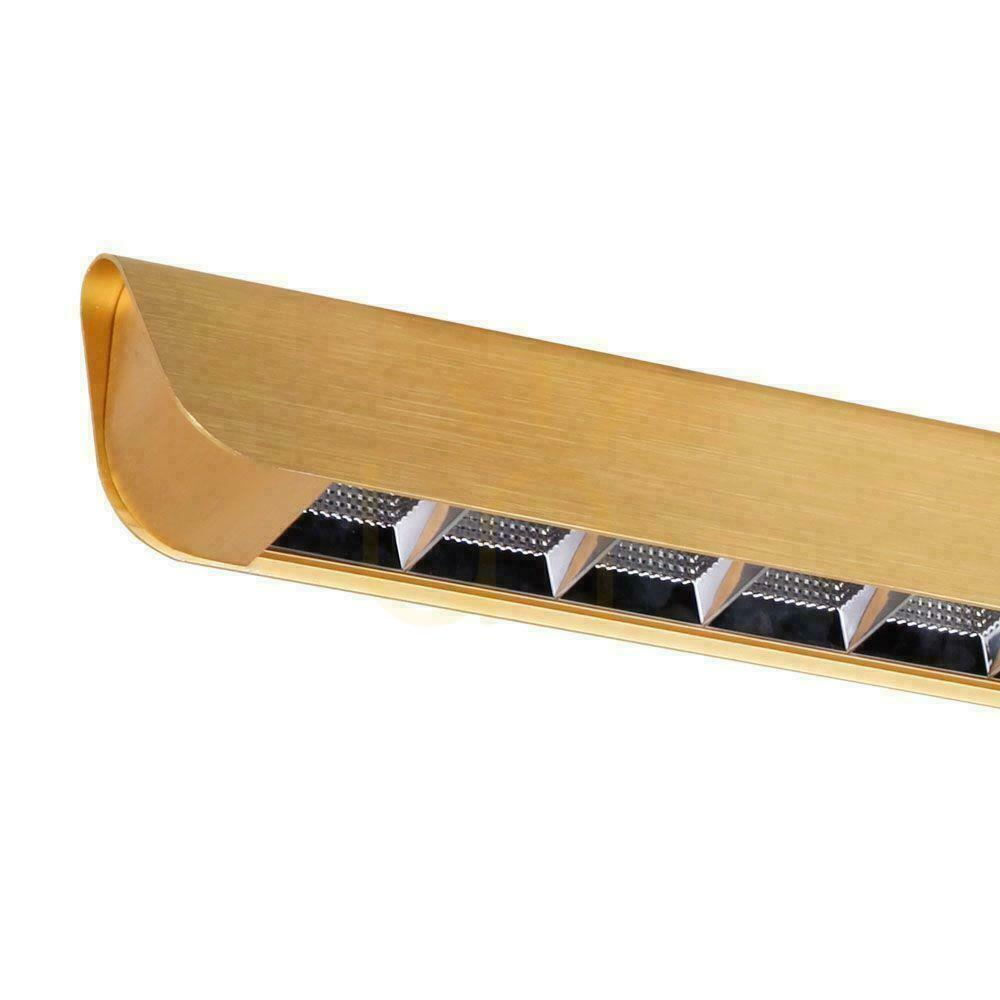 Aussicht V-TAC LED Linear SAMSUNG CHIP LIFUD Driver Leuchte 36W 60st CCT Pendelleuchte 120cm Gold MAT VT-7-36 2880lm V-TAC LED Linear SAMSUNG CHIP LIFUD Driver Leuchte 36W 60st CCT Pendelleuchte 120cm Gold MAT VT-7-36 2880lm