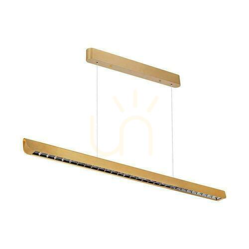 Prüfen V-TAC LED Linear SAMSUNG CHIP LIFUD Driver Leuchte 36W 60st CCT Pendelleuchte 120cm Gold MAT VT-7-36 2880lm