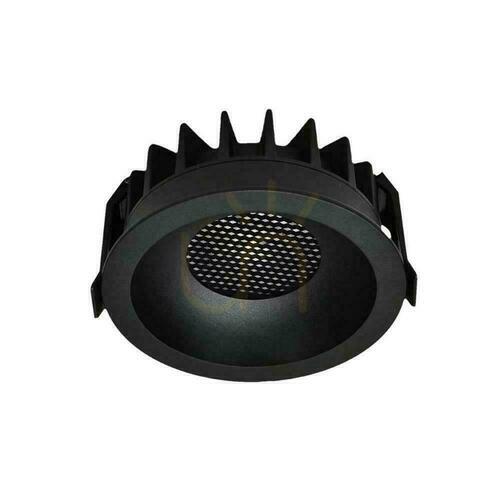 Prüfen V-TAC LED Downlight 12W BRIDGELUX CHIP CCT Leuchte Schwarz Raster Blendschutz Wabe VT-17012 1180lm