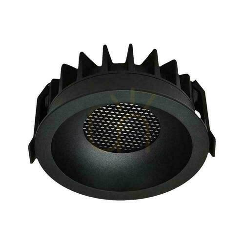 Prüfen V-TAC LED Downlight 18W BRIDGELUX CHIP CCT Leuchte Schwarz Raster Blendschutz Wabe VT-17018 1860lm