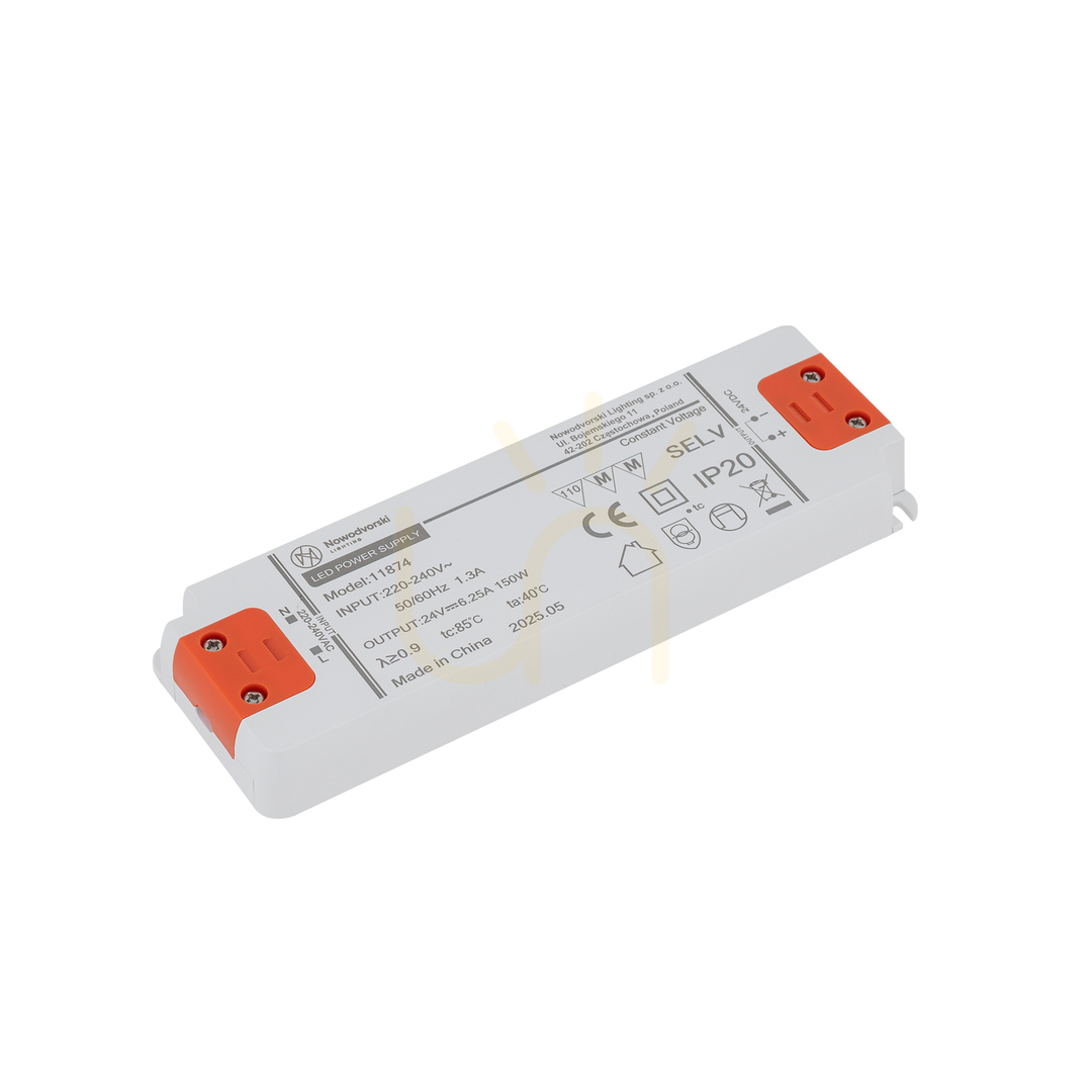 Innenliegendes Netzteil Nowodvorski NANO-LVM 24 V DC 150 W 11874 weiß