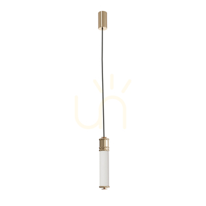 Pendelleuchte Omi Gold Weiß Opal LED 10W 3000K Open Design Highlights small 0