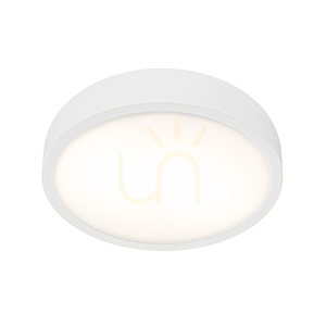 Plafond Cedrone 22 cm weiß LED 14W 3000K Acryl Metall Open Design Highlights small 2
