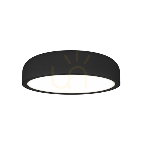 Prüfen Plafond Cedrone LED 22 cm Weiß Schwarz 3000K Acryl Metall Open Design Highlights