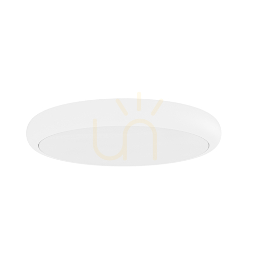 Prüfen Plafond LED Weiß 80 cm 3000K Acryl Metall Piatto Open Design Highlights