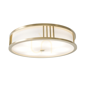 Plafond Sandro 4x E27 50 cm Weiß-Creme/Satin-Gold, Open Design Highlights small 1
