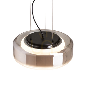 Rendl NAOMI 35 LED Pendelleuchte R14400, Rauch- und Milchglas, schwarz small 5