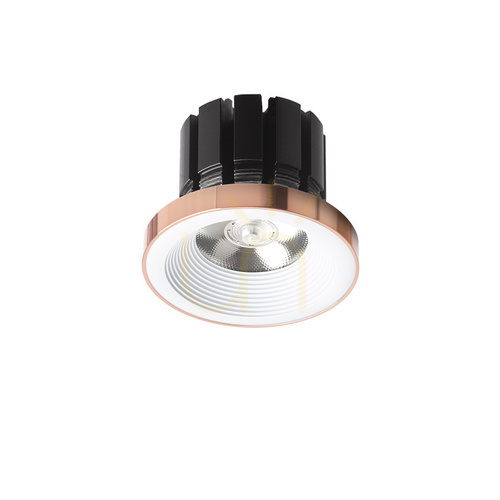 Prüfen Einbauleuchte Rendl SHARM PLUS weiß / Kupfer LED 10W 3000K R14562