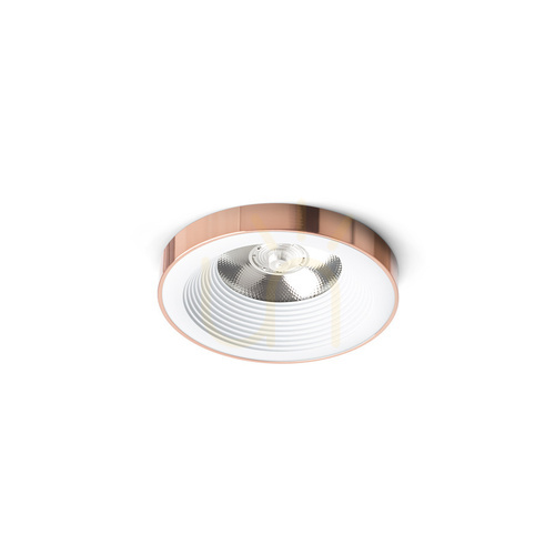 Prüfen Einbauleuchte Rendl SHARM PLUS weiß / Kupfer LED 10W 3000K R14562
