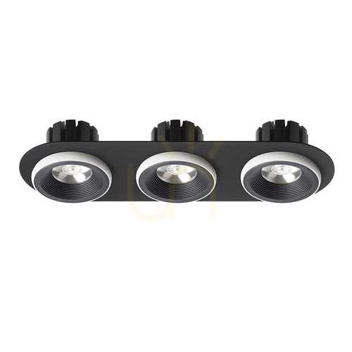 Prüfen Rendl SHARM R III R14577 Einbauleuchte schwarz-weiß LED 3 × 10 W