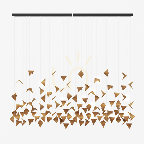 Prüfen Designer-Kronleuchter FALL 2 Gold LGH0932 - Gie El