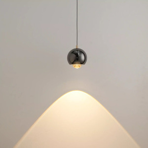AURENIA 5W LED-Pendelleuchte schwarz 3000K small 2