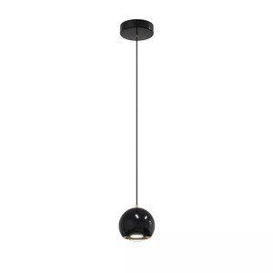 AURENIA 5W LED-Pendelleuchte schwarz 3000K small 0