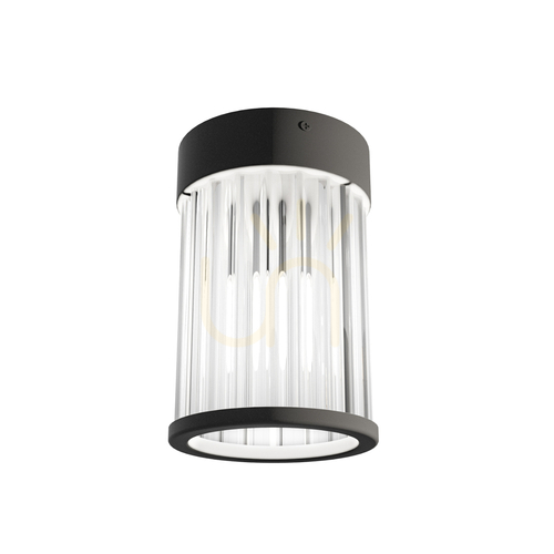 Prüfen Deckenleuchte Open Design Highlights Fiatto Schwarz Glas Metall G9 8W Ø80mm IP20