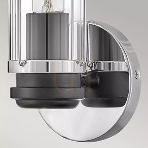 Mastkopf-Wandleuchte - 1 Lichtquelle - Chrom poliert Elstead small 1