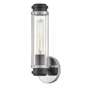 Mastkopf-Wandleuchte - 1 Lichtquelle - Chrom poliert Elstead small 0