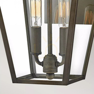 Mittlere Wandlaterne Palm - 2 Lichtquellen - Patinierte Bronze Elstead 2 Mittlere Wandlaterne Palm - 2 Lichtquellen - Patinierte Bronze Elstead small 2