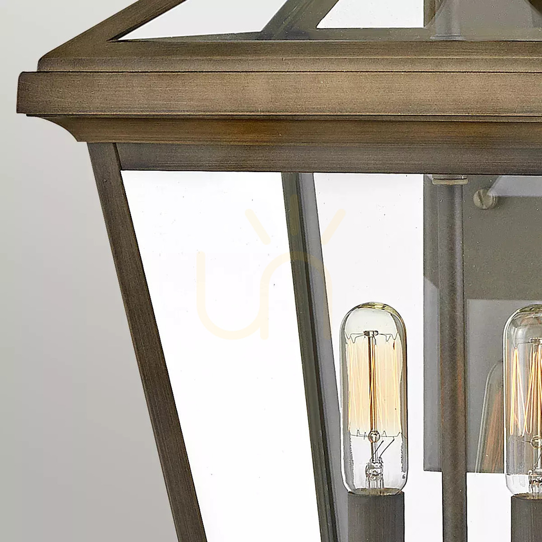 Anzeige Mittlere Wandlaterne Palm - 2 Lichtquellen - Patinierte Bronze Elstead Mittlere Wandlaterne Palm - 2 Lichtquellen - Patinierte Bronze Elstead