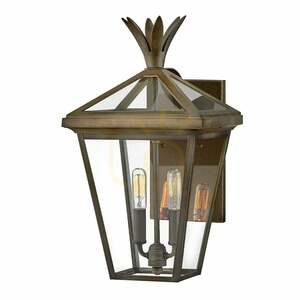 Palma mittelgroße Außenwandlaterne - 2 Lichtquellen - Bronze poliert Elstead small 5