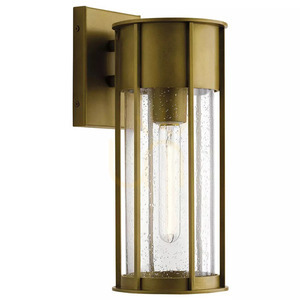 Camillo Wandlaterne mittelgroß - 1 Lichtquelle - Lackiert natur Elstead small 0