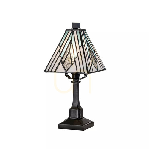 Prüfen Alderley kleine Tischlampe - 1 Lichtquelle - Vintage braun Elstead