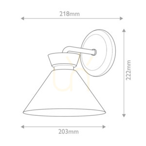 Halston Wandleuchte - 1 Lichtquelle - Gebürstetes Gold Elstead 4 Halston Wandleuchte - 1 Lichtquelle - Gebürstetes Gold Elstead small 4