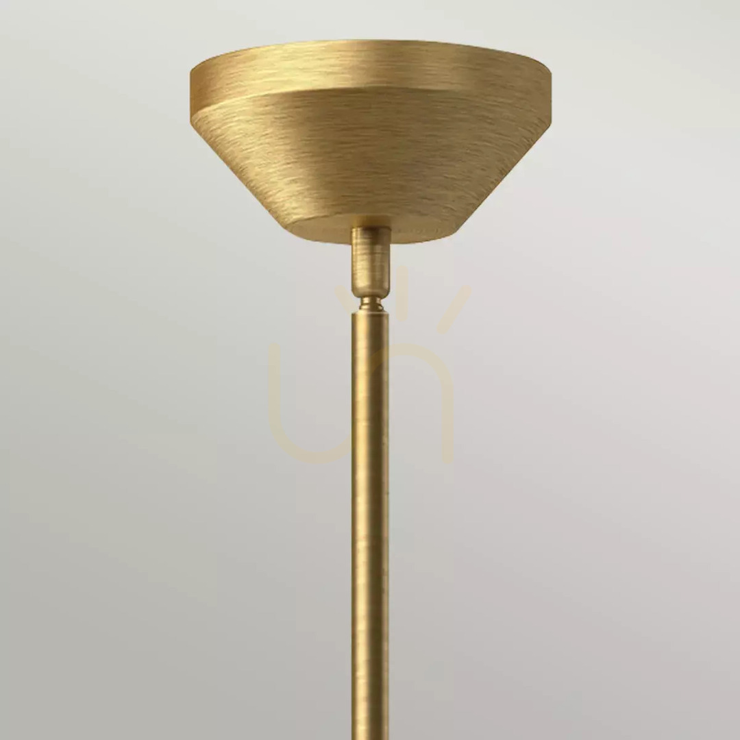 Vorschau Halston Pendelleuchte - 1 Lichtquelle - Gebürstetes Gold Elstead Halston Pendelleuchte - 1 Lichtquelle - Gebürstetes Gold Elstead