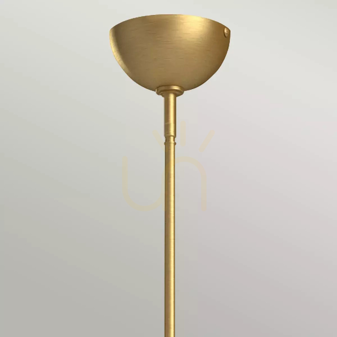 Aussicht Jude Kronleuchter - 3 Lichtquellen - Gebürstetes Gold Elstead Jude Kronleuchter - 3 Lichtquellen - Gebürstetes Gold Elstead