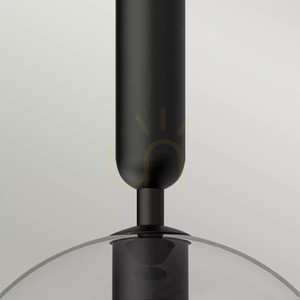Jude Pendelleuchte - 1 Lichtquelle - Schwarz matt Elstead small 1