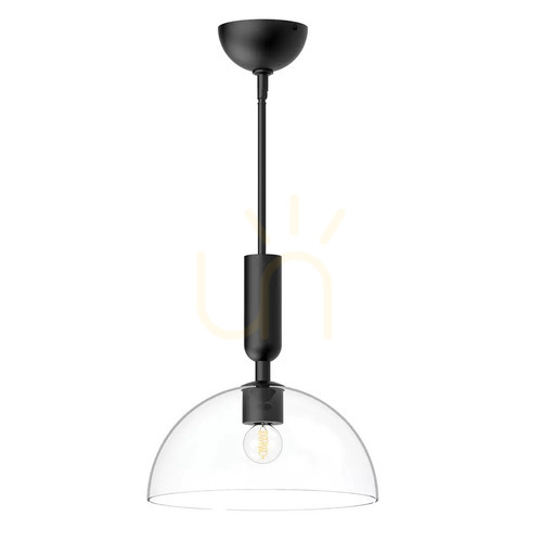 Prüfen Jude Pendelleuchte - 1 Lichtquelle - Schwarz matt Elstead