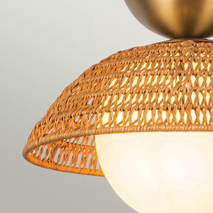 Perth Pendelleuchte - 1 Lichtquelle - Gebürstetes Gold Elstead small 3