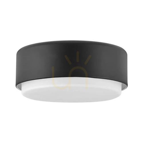 Prüfen Cedric plafond - 2 Lichtquellen - Schwarz Elstead