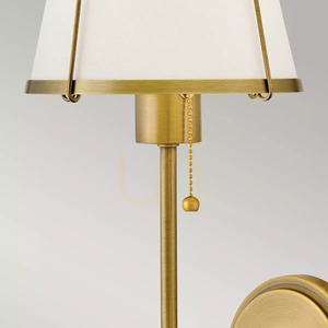 Clarke Wandleuchte - 1 Lichtquelle - Tinted brass Elstead small 3