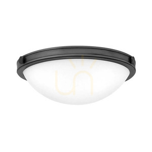Kleine Deckenleuchte Collier - 2-flammig - Oxidschwarz Elstead small 0